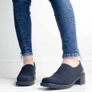 Aquatalia Block Heel Slip On Shoes